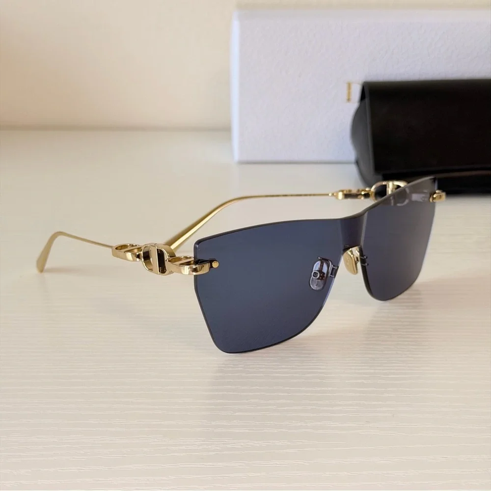 New! Dior CD Chain M3U B0B0 Sunglasses, Authentic